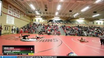 106 lbs Semifinal - Araxi Crew, Punisher Wrestling Company vs Domanic Jaworsky, Toro World Club