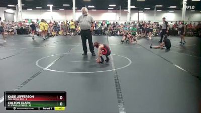 48 lbs Round 3 (6 Team) - Colton Clark, U2 Stars & Stripes vs Kade Jefferson, Full Circle Red