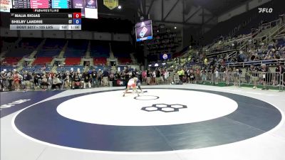 105 lbs Champ. Rd Of 128 - Malia Riojas, WA vs Shelby Landrie, CT