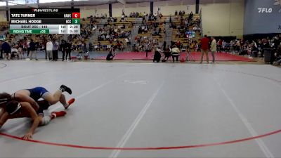 149 lbs Cons. Round 2 - Michael Hodge, Harper CC vs Tate Turner, Hawkeye Community College
