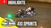 Highlights | 410 Sprints at Port Royal Speedway 6/21/25