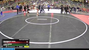 115 lbs Finals (8 Team) - Lane Baker, Cascade vs Rigoberto Tapia, Scappoose