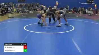 145 lbs Semifinal - William Bradley, Unattached vs Owen Norman, Ares