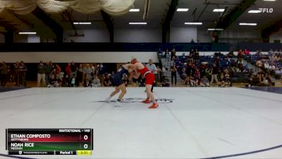 149 lbs Semifinal - Ethan Composto, Gettysburg vs Noah Rice, Messiah