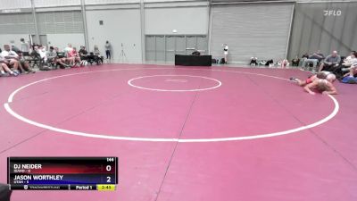 144 lbs Round 3 (8 Team) - DJ Neider, Idaho vs Jason Worthley, Utah