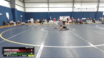 70-74 lbs Round 2 - Lucas Willden, 208 Badgers vs Andrew Hacking, Timberline Youth Wrestling