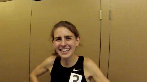 Mary Cain breaks high school national indoor mile record 4:32.78 at 2013 NB Games