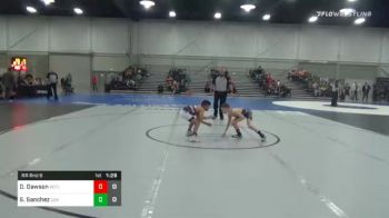 75 lbs Prelims - Drew Dawson, Oregon Outlaws vs Samuel Sanchez, Team USA