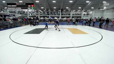 124 lbs Round Of 32 - Cole Dewey, Refinery WC vs Francisco Juvera, Doughboys WC