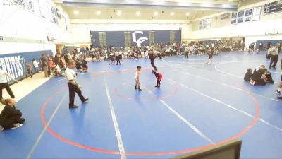 53 lbs Cons. Semi - Ian Gomez, Panthers Academy Of Wrestling vs Serena Khan, Threshold Wrestling Club