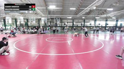 132 lbs Semifinal - Caiden Sheehan, Oakton High School vs Braxton Bohinc, Legend Wrestling Club