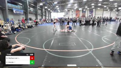 119 lbs Final - Brock Rothermel, PA vs Colby Houle, CT