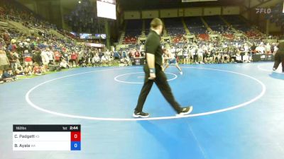 182 lbs Rnd Of 64 - Connor Padgett, Kansas vs Bryan Ayala, Washington