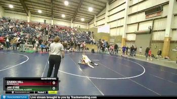 84 lbs Quarterfinal - Jax Eyre, Cowan Wrestling Academy vs Zaiden Hill, Nevada Elite