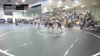 215 lbs Semifinal - Xavier Brooks, Laguna Beach vs Aaron Heirigs, Santa Monica