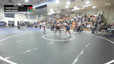215 lbs Semifinal - Xavier Brooks, Laguna Beach vs Aaron Heirigs, Santa Monica