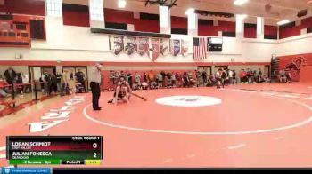 160 lbs Cons. Round 1 - Logan Schmidt, East Valley vs Julian Fonseca, Okanogan