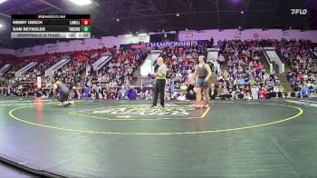 285 lbs Semifinals (8 Team) - Henry Oesch, Lowell HS vs Sam Reynolds, Three Rivers HS