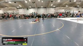 120 lbs Cons. Round 2 - Nikolas Carrillo, Frederick vs Dylan Riggin, Horizon