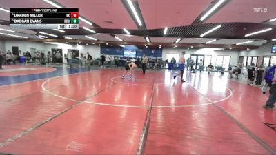 215 lbs Round 3 - Draden Miller, Kuna Klub vs Daegan Evans, Raft River Wrestling