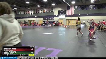 130 lbs Cons. Round 2 - Julia Phillips, Pleasant Valley vs Raelinn Ware, Southeast Polk