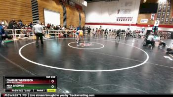 120 lbs Cons. Round 3 - Mya Brewer, Lyman vs Charlie Wilkinson, Natrona County