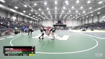 285 lbs Round 3 (3 Team) - John Fike, Niagara Wheatfield Sr HS vs Joseph Kozubowski, Cicero-No.Syracuse HS