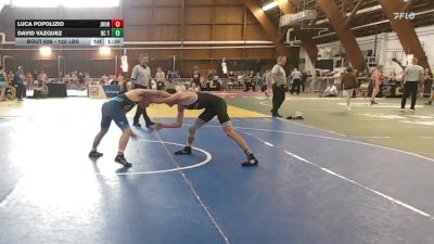 125 lbs 7th Place - Luca Popolizio, Journeymen/ Cba vs David Vazquez, Dc Trained