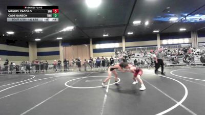102 lbs Consi Of 32 #2 - Manuel Cacoilo, Daniel Cormier Wr Ac vs Cade Garzon, Temecula Valley HS