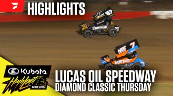 Highlights | 2025 Kubota HLR Diamond Classic Thursday at Lucas Oil Speedway