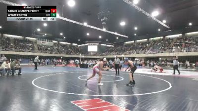 166 lbs Round Of 16 - Kenzie Graeffe-Perry, Quakertown vs Wyatt Foster, Little Falls