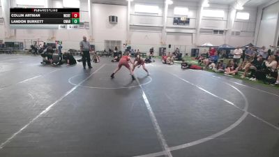 96 lbs Round 5 (8 Team) - Collin Artman, Wrecking Crew Demolition Team vs Landon Burkett, Contenders WA Blue