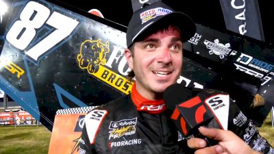 Aaron Reutzel Reacts After Holding On In Wheatland High Limit Opener