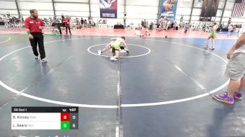 85 lbs Rr Rnd 1 - Ben Kinney, Ragin Raisins Concord vs Lewis Sears, Silo