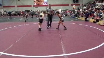 65 lbs Champ. Round 1 - Easton Foster, Lincoln Youth Wrestling vs Aleksan Flores, Skull & Crossbones Wrestling C