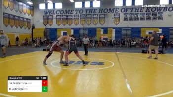 195 lbs Round Of 32 - Andre Mortenson, Jesuit High School - Tampa vs Bryson Johnson, Manatee