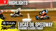 Highlights | 2025 Kubota HLR Diamond Classic Friday at Lucas Oil Speedway