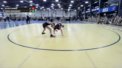 100 lbs Consi Of 16 #1 - Elliott Harris, AL vs Josiah Mazariego, RI