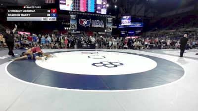190 lbs Cons. Rd Of 64 - Christaun Astorga, CO vs Braeden Maxey, MN