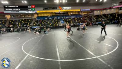 150 lbs Semifinal - Calvin Miller, Shakopee vs Kieran Akerson, Creighton Preparatory School