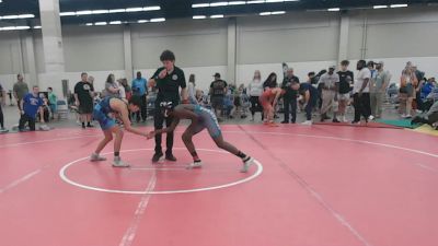 132 lbs Cons. Quarters - Caleb Thomas, Frankfort Wildcats Wrestling vs Jace Jackson, Grapevine Wrestling Club