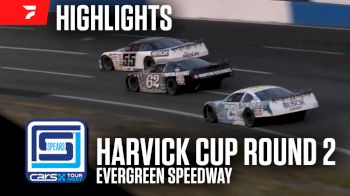 Highlights | 2025 CARS Tour West/Harvick Cup at Evergreen Speedway