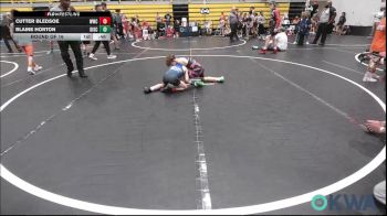 67 lbs Round Of 16 - Cutter Bledsoe, Woodland Wrestling Club vs Blaine Horton, Disciple Wrestling