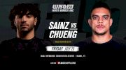 Michael Sainz and Natan Chueng Set For WNO 29 Welterweight