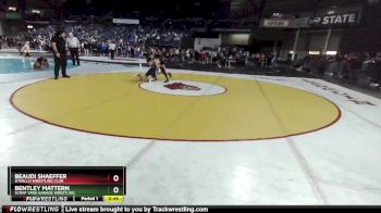 110 lbs Quarterfinal - Beaudi Shaeffer, Othello Wrestling Club vs Bentley Mattern, Scrap Yard Garage Wrestling