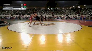175 lbs Consi Of 4 - Titus Mize, Claremore Wrestling Club vs Ryker Berndt, Mustang Middle School