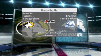 Full Replay - Michigan Tech vs Alabama Huntsville | WCHA (M)