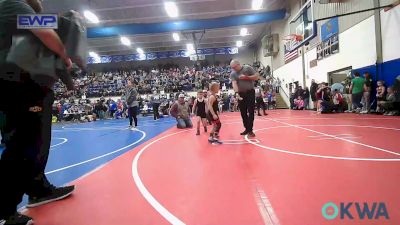 52 lbs Round Of 16 - Cassius Siers, Lake Legends Wrestling Club vs Danger Welch, Claremore Wrestling Club