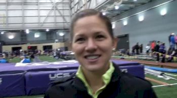 Tara Erdmann works on speed with 4.39 mile at 2013 UW Invite