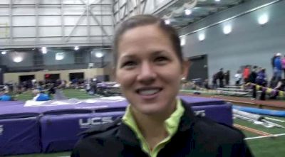 Tara Erdmann works on speed with 4.39 mile at 2013 UW Invite